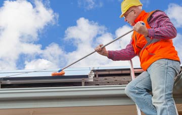 Needham Street soft wash roof cleaning